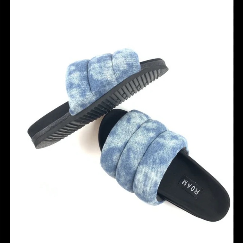ROAM Cloudy Blue Slide Sandals
